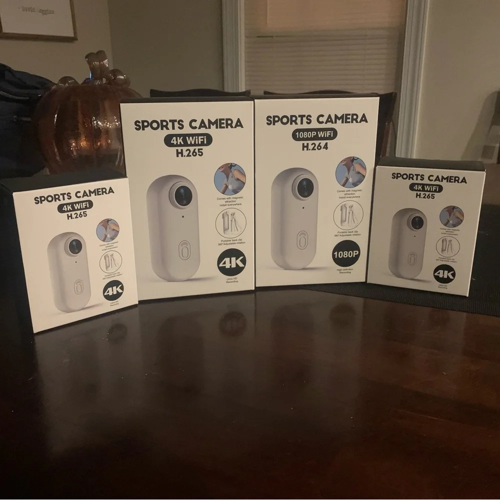 Black 360 Camera with Accessories